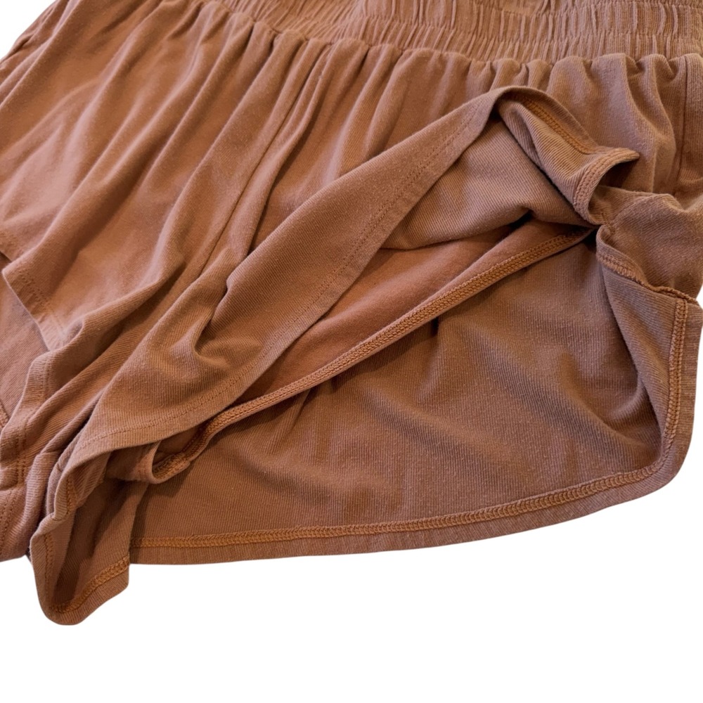 RicherPoorer Lounge Shorts Women Medium Brown Excellent Elastic Waist Jersey - Picture 2 of 6